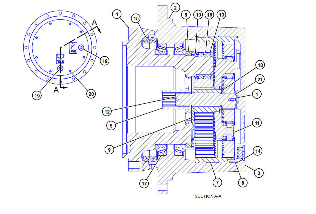 E320GC 行走牙箱 E320GC 行走牙箱