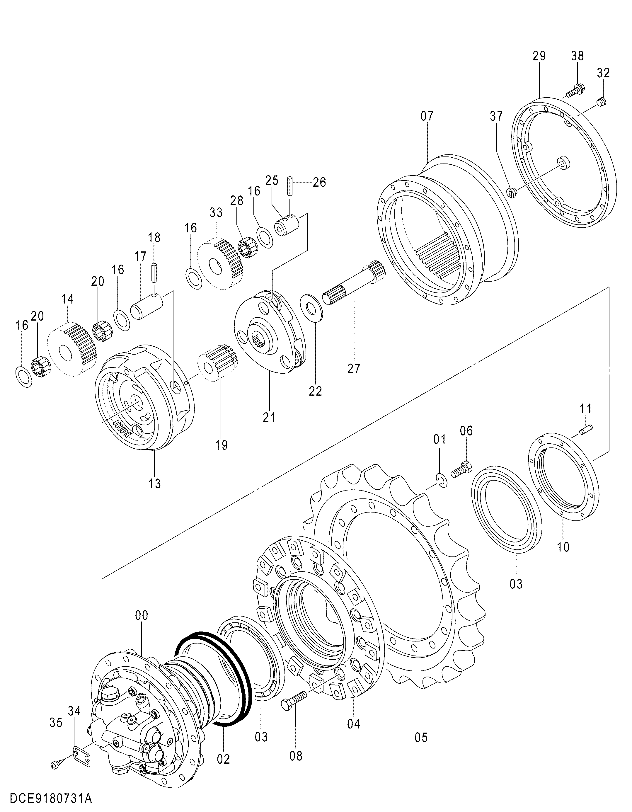 ZX120 行走