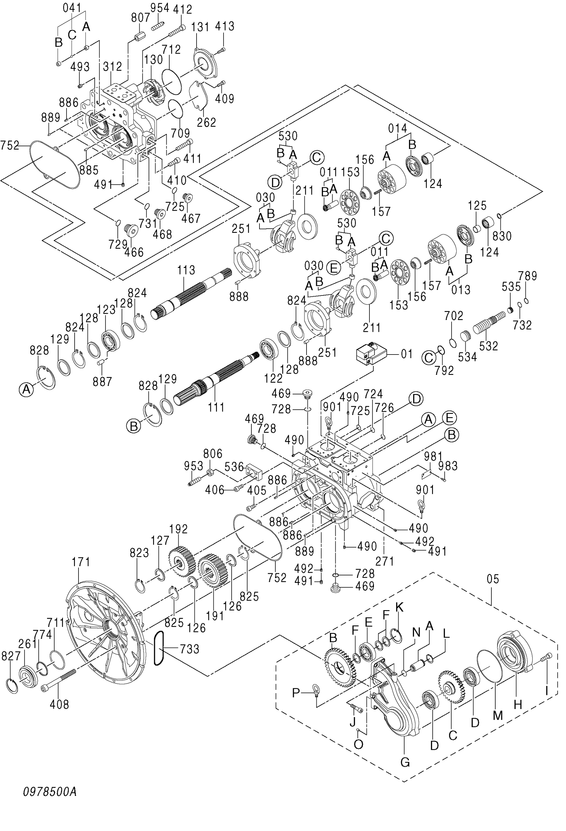 ZX500-3 Pi&egrave;ces