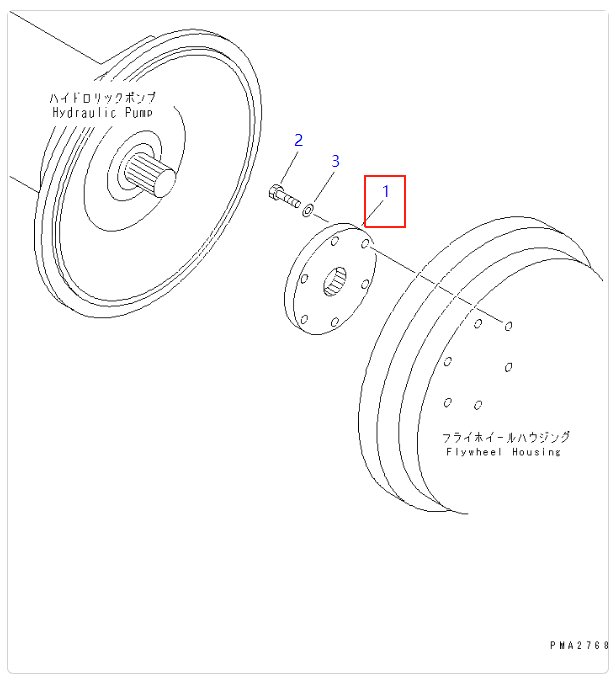 PC100-6 联轴器总成 (1)