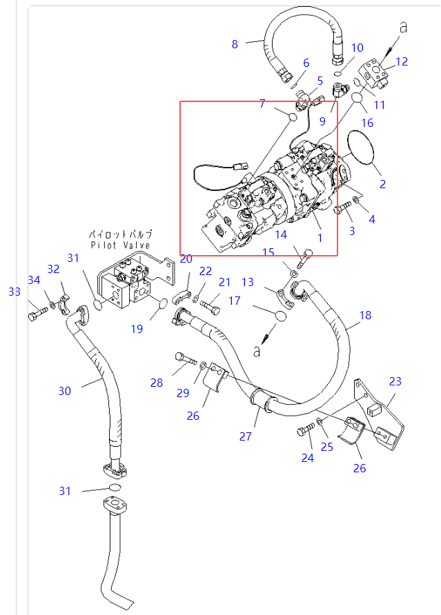 D375A-5 Mod&egrave;le 708-1W-00921